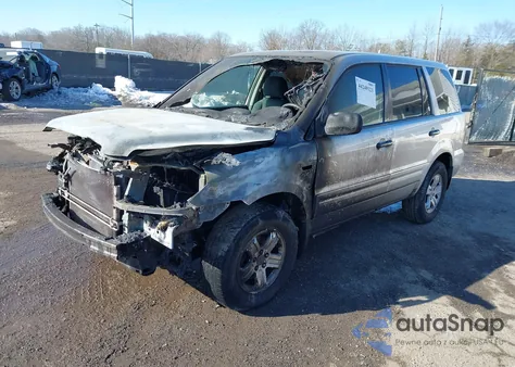 2007 Honda Pilot Lx z USA, uszkodzony, nr VIN 5FNYF28107B018861